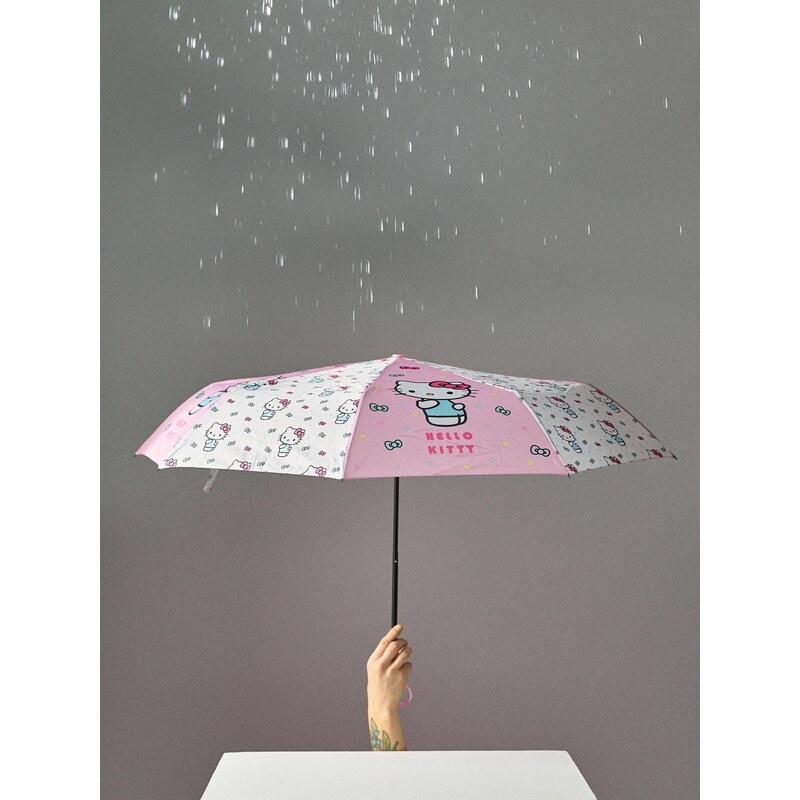 Sinsay - Deštník Hello Kitty - růžová 115408445