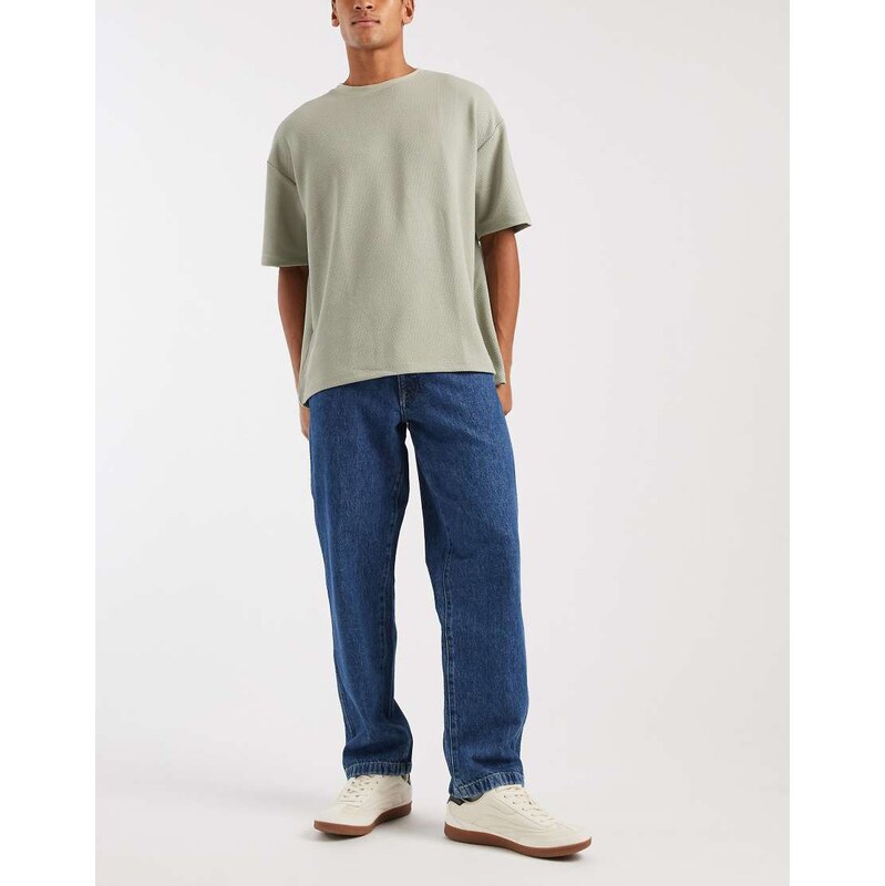 ASOS DESIGN Circular Design Collection straight jeans in mid