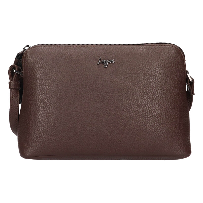 Dámská crossbody kabelka Lagen Jitke - tmavě hnědá 115413043