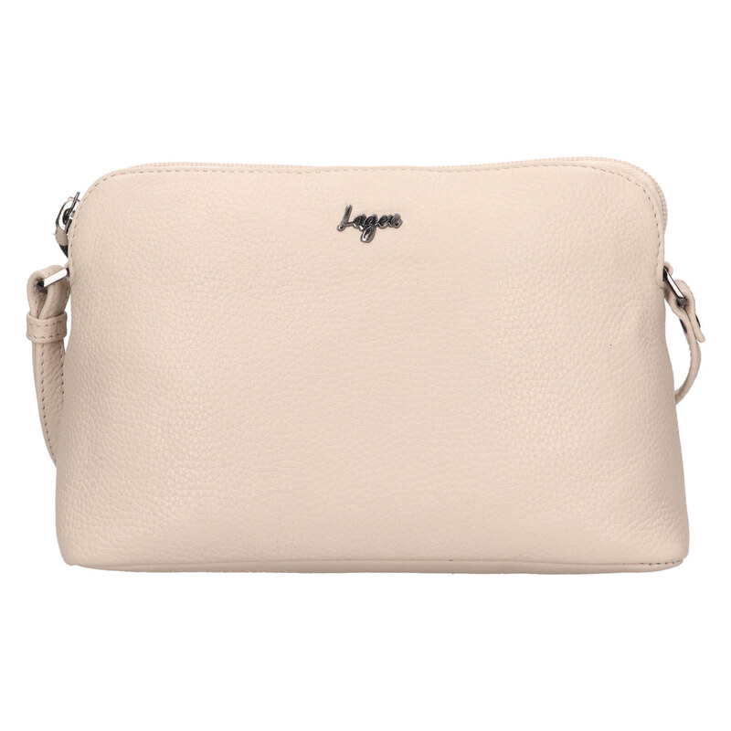 Dámská crossbody kabelka Lagen Jitke - krémová 115413044