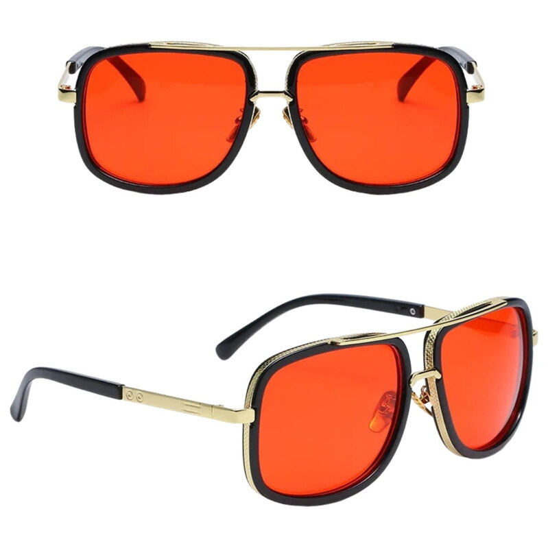 Camerazar VELKÉ UNISEX RETRO PILOTNÍ SLUNEČNÍ BRÝLE PRO MUŽE A ŽENY 115410823
