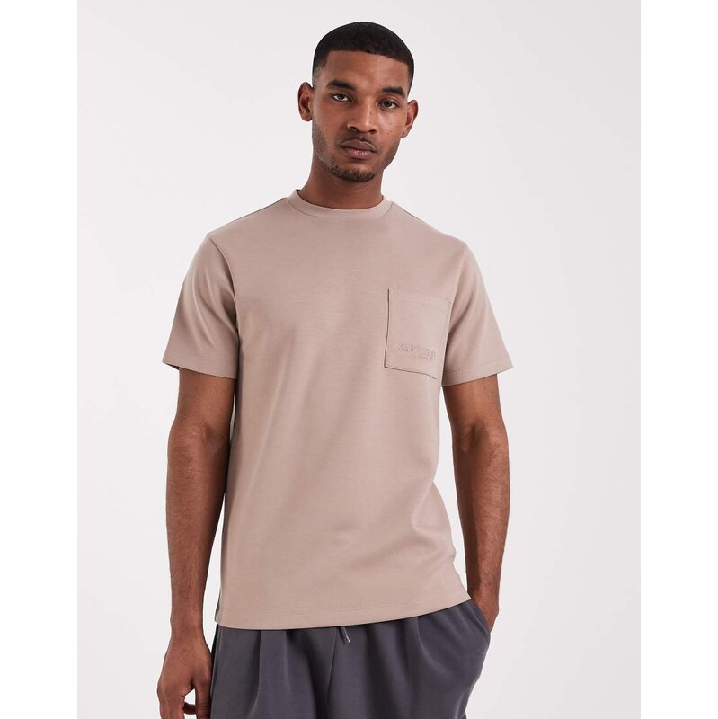 ASOS DESIGN heavyweight regular fit t-shirt with embroidered