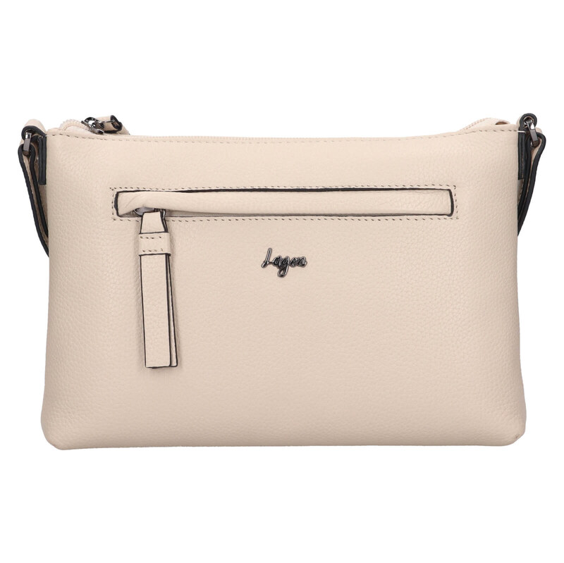 Dámská crossbody kabelka Lagen Mao - krémová 115413036