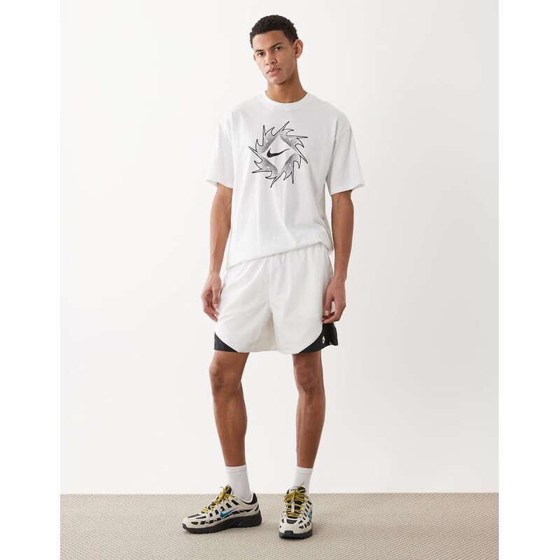 Nike Windrunner lightweight woven short in white