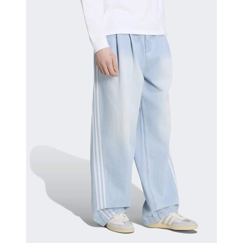 adidas Originals Adilenium season 5 denim jeans in light blue