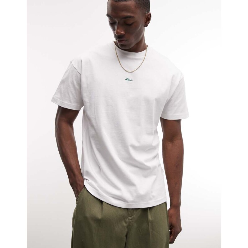 BLKVIS script logo t-shirt in white