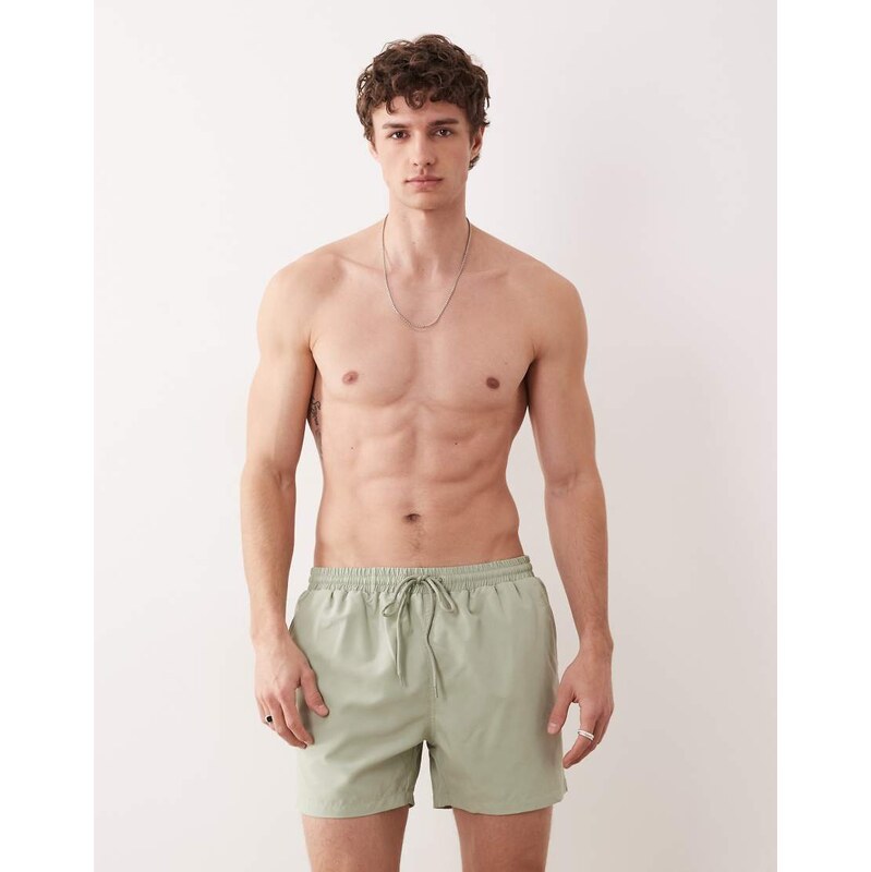 South Beach swim short in sage green