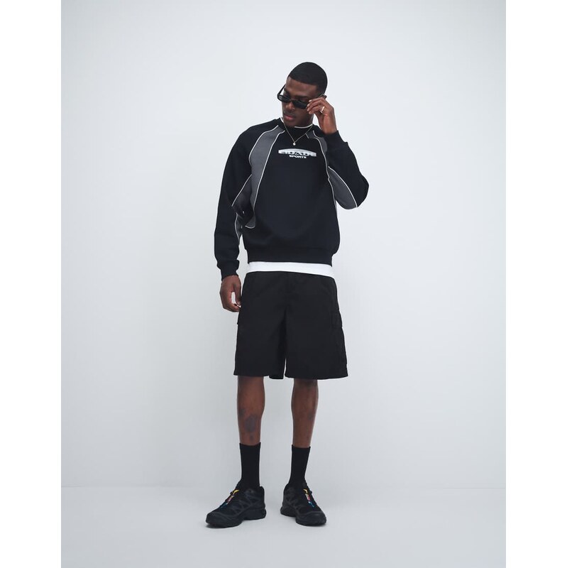 Carhartt WIP cole cargo shorts in black