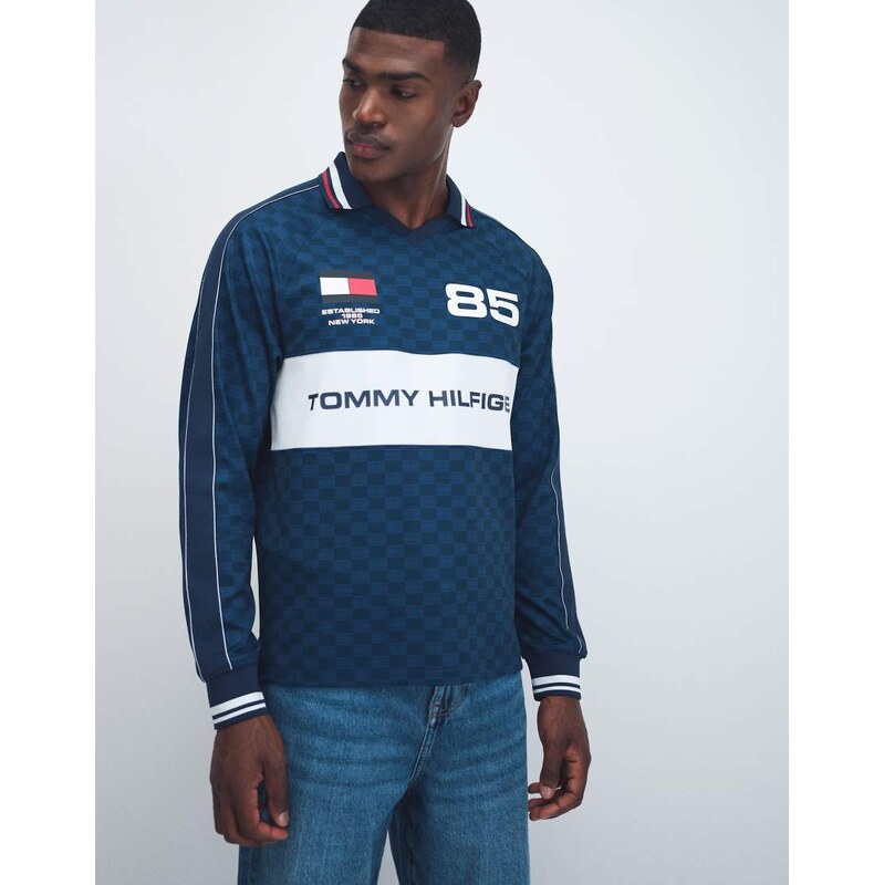 Tommy Hilfiger World Cup rugby shirt in navy