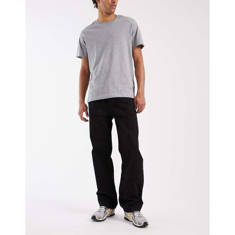 BLEND loose fit straight leg jeans in black wash