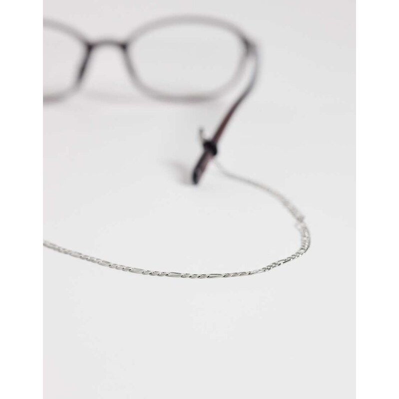 ASOS DESIGN figaro sunglasses chain in silver