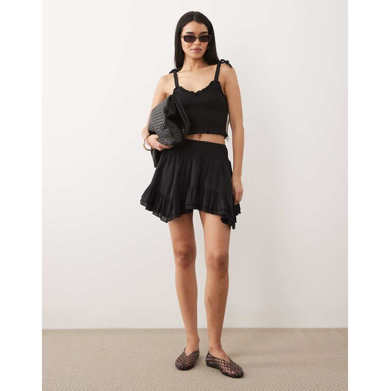 Iisla & Bird rara mini skirt in black 115414974
