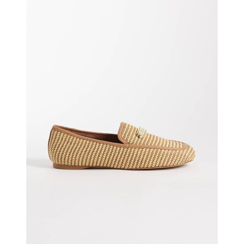 Steve Madden Ridgeview woven loafer in natural raffia-Brown