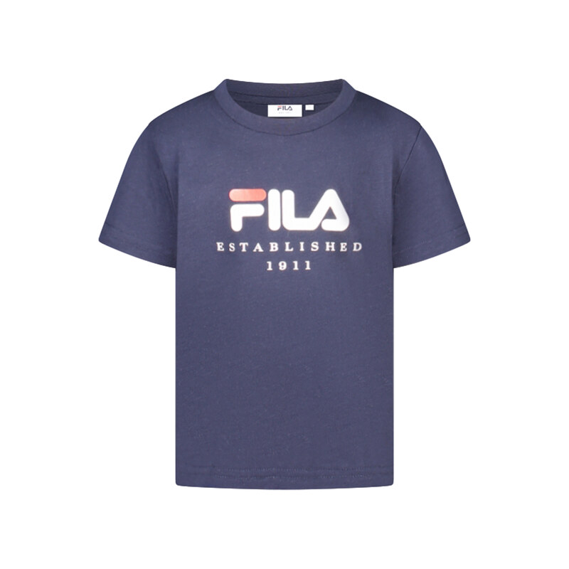 Fila Dětské modré triko s krátkým rukávem