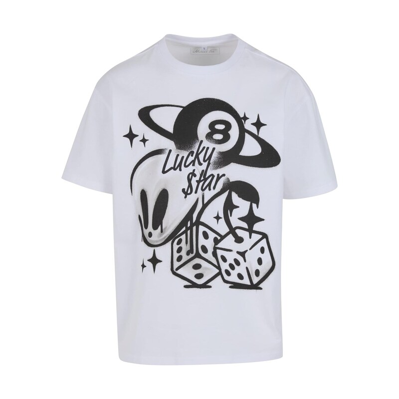 Mister Tee Tričko Planet Alien černá / bílá