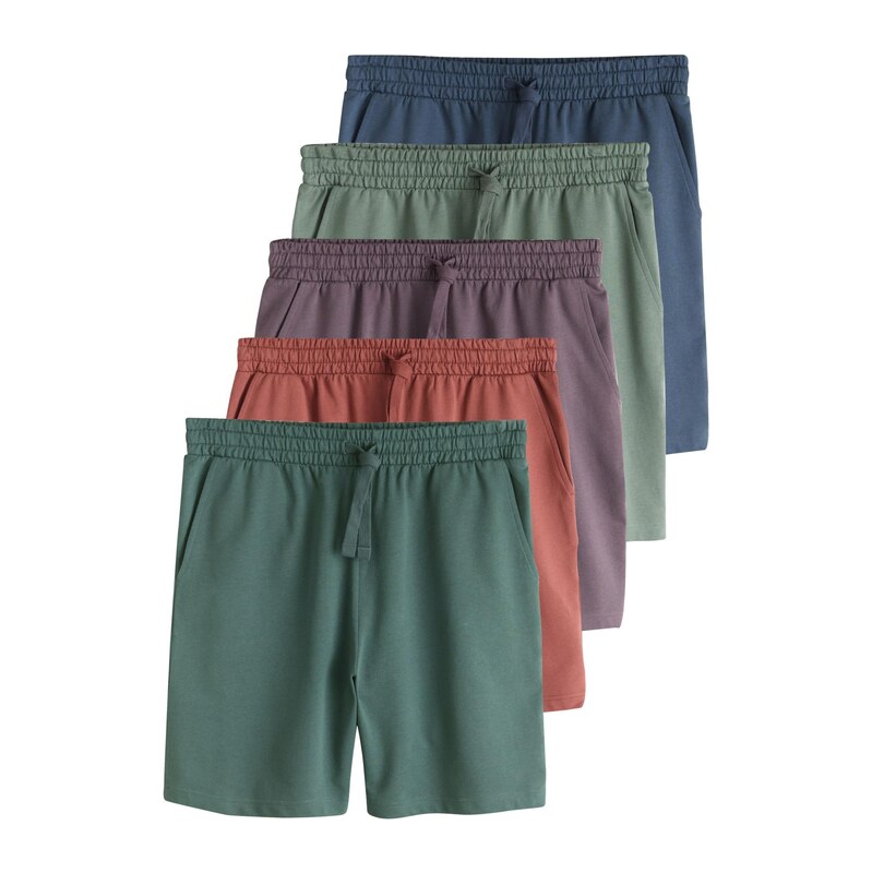 Next Pyžamové kalhoty námořnická modř / hnědá / khaki / rezavě