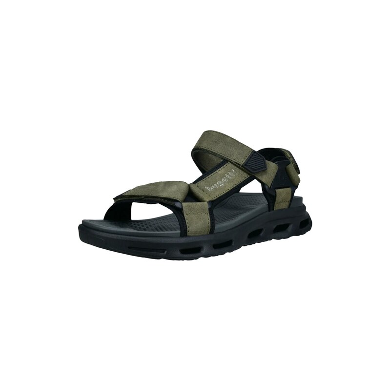 bugatti Trekingové sandály šedá / khaki / černá