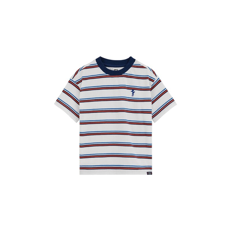 WE Fashion Tričko námořnická modř / tmavě modrá / červená / bílá