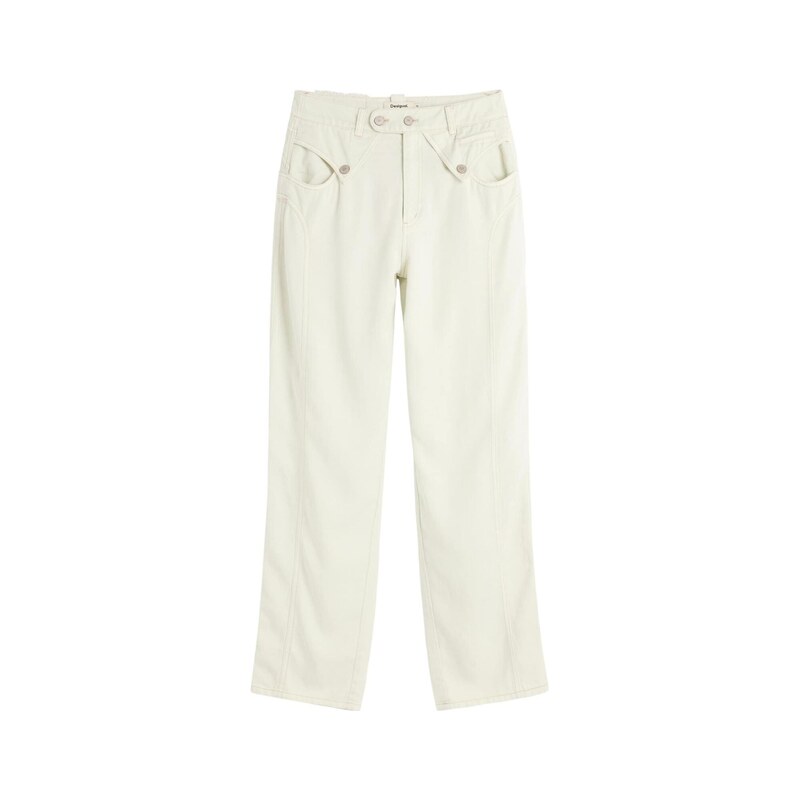 Desigual Džíny offwhite