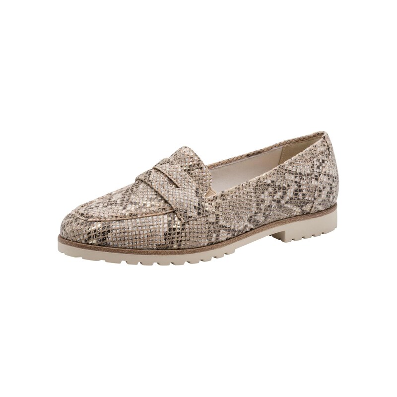 Tamaris Slipper béžová / tmavě béžová / černá 115417507