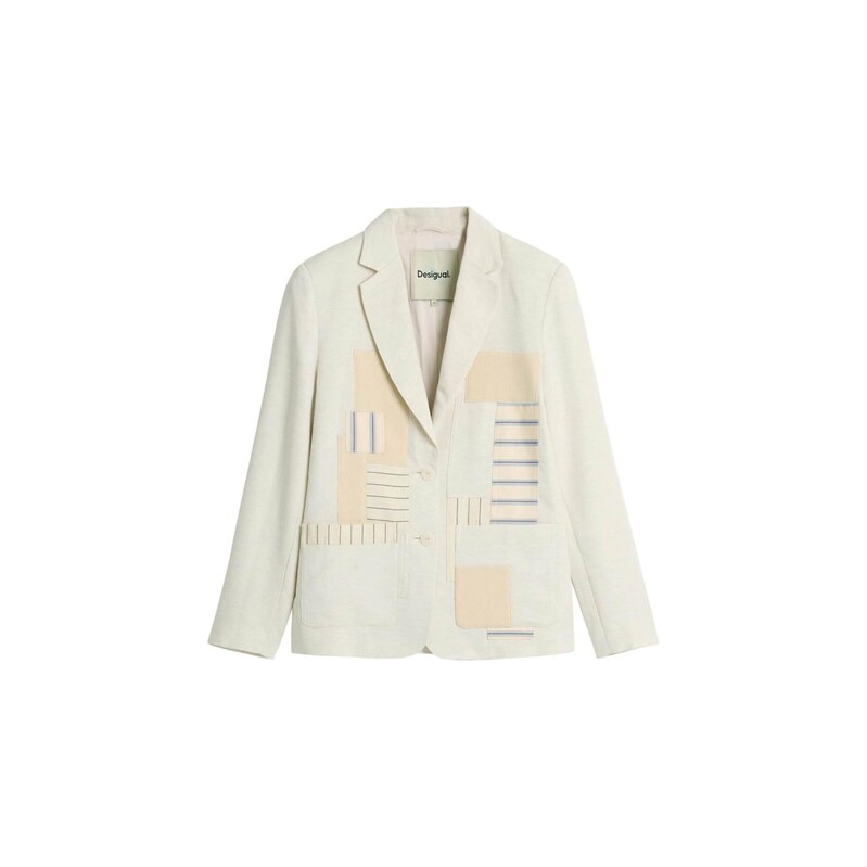 Desigual Blejzr béžová / světlemodrá / černá / offwhite