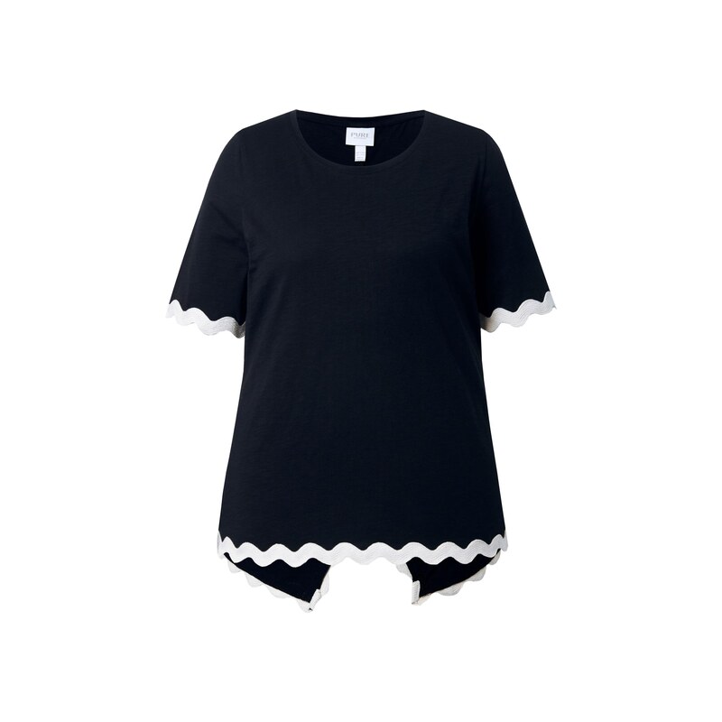 Ulla Popken Tričko černá / bílá 115418008
