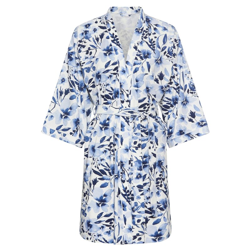 LASCANA Kimono marine modrá / světlemodrá / bílá 115418016