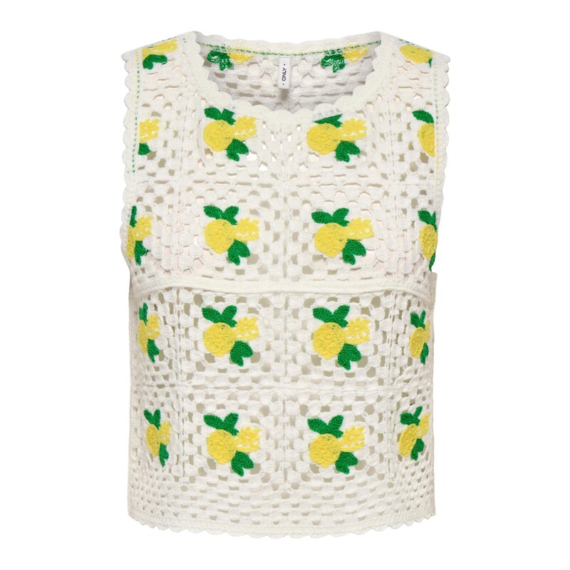 ONLY Kardigany ONLEMMA slonová kost / žlutá / zelená 115418066