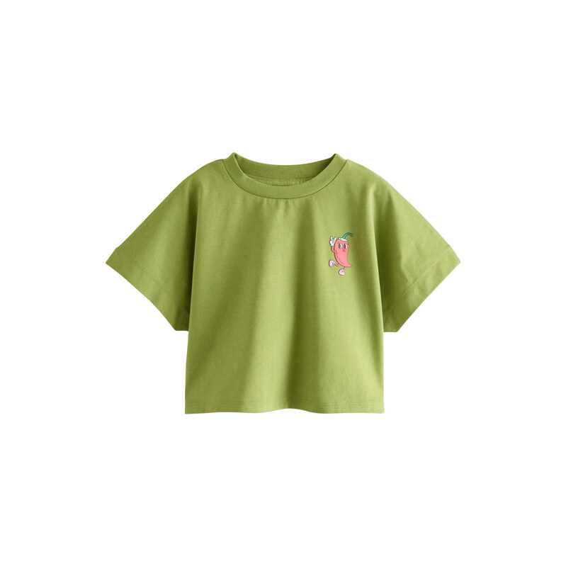 Next Tričko kiwi / červená / černá / bílá