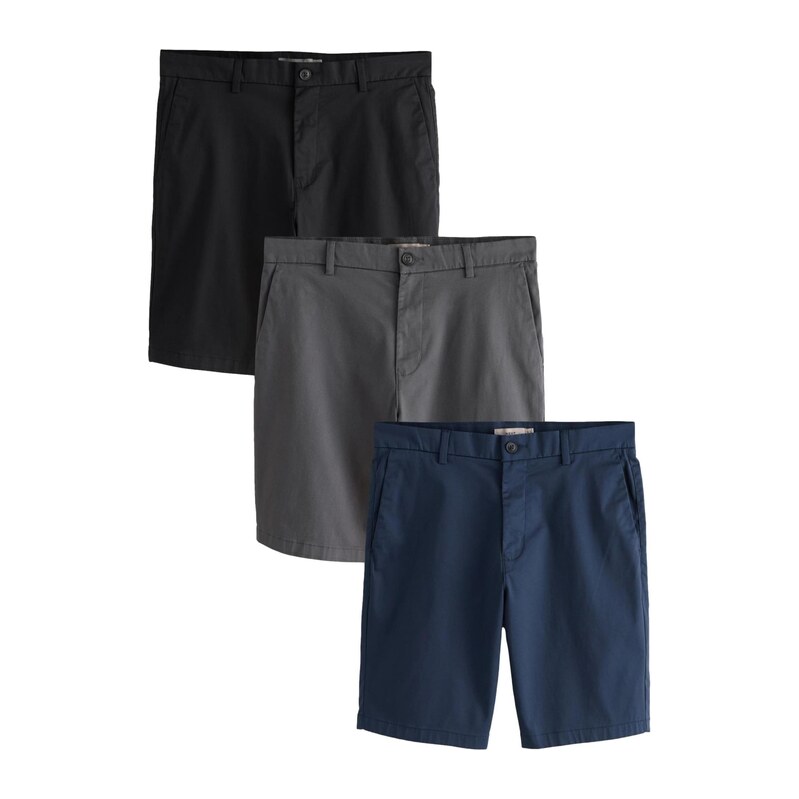 Next Chino kalhoty námořnická modř / tmavě šedá / černá