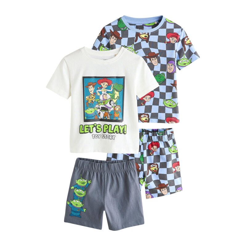 Next Pyžamo Toy Story světlemodrá / šedá / světle zelená / bílá