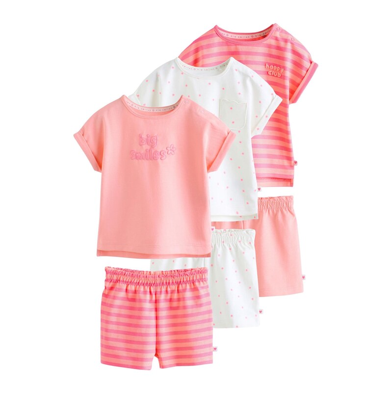Next Sada pink / růžová / pitaya / bílá