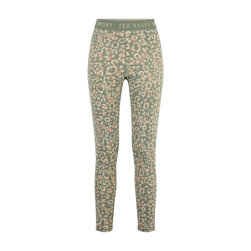 Ted Baker Sportovní kalhoty Essentials světle béžová / hnědá / zelená 115418724
