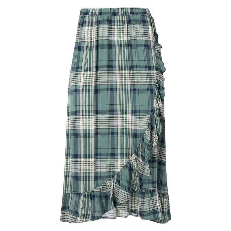 VERO MODA Sukně VMCAMILLO modrá / pastelově zelená / bílá