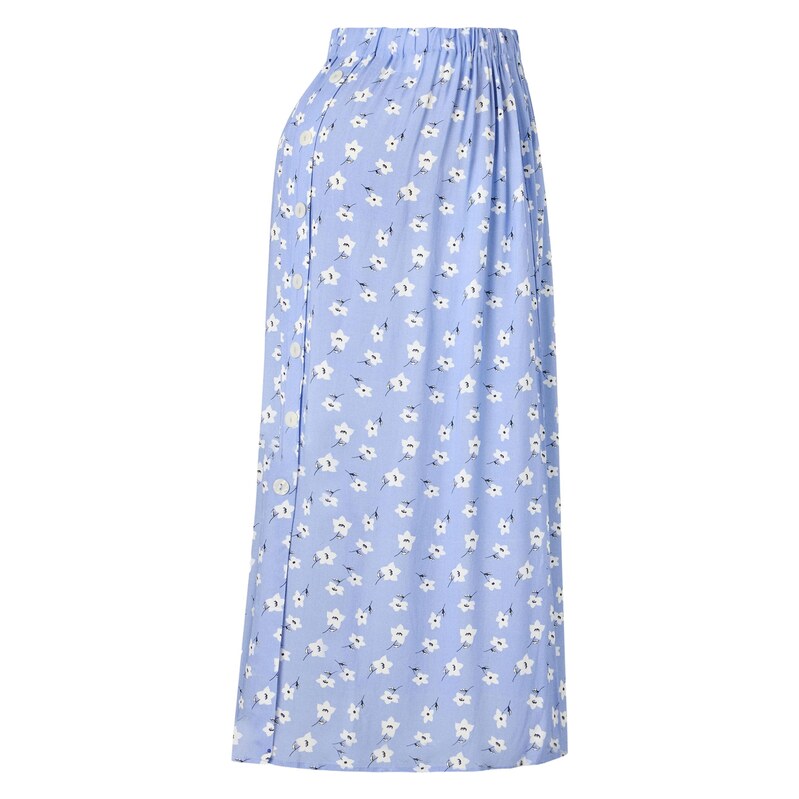 Only Maternity Sukně OLMNOVA světlemodrá / černá / bílá