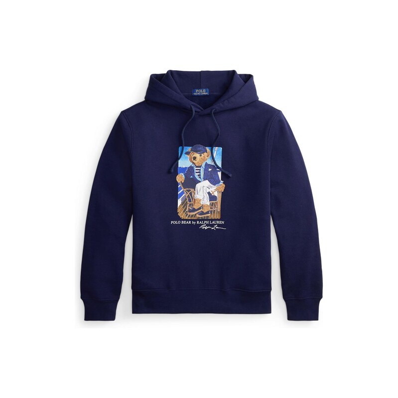 Polo Ralph Lauren Mikina námořnická modř / mokka / bílá