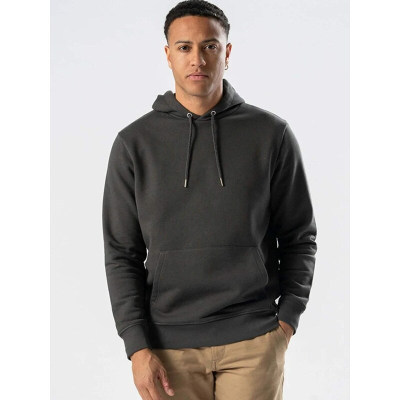 TEESHOPPEN Svetr  Sweatshirt Hoodie  tmavě šedá