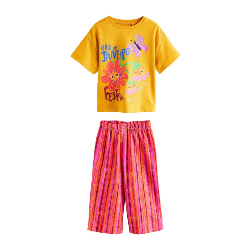 Next Sada šafrán / bobule / oranžová / pink