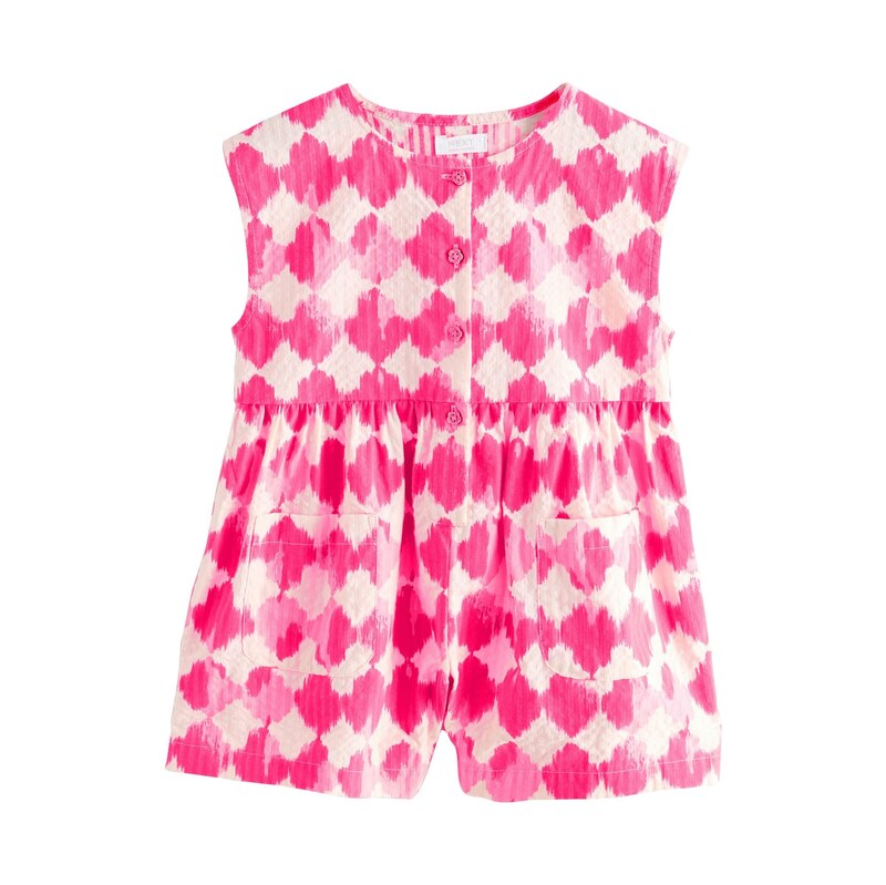 Next Overal pink / bílá