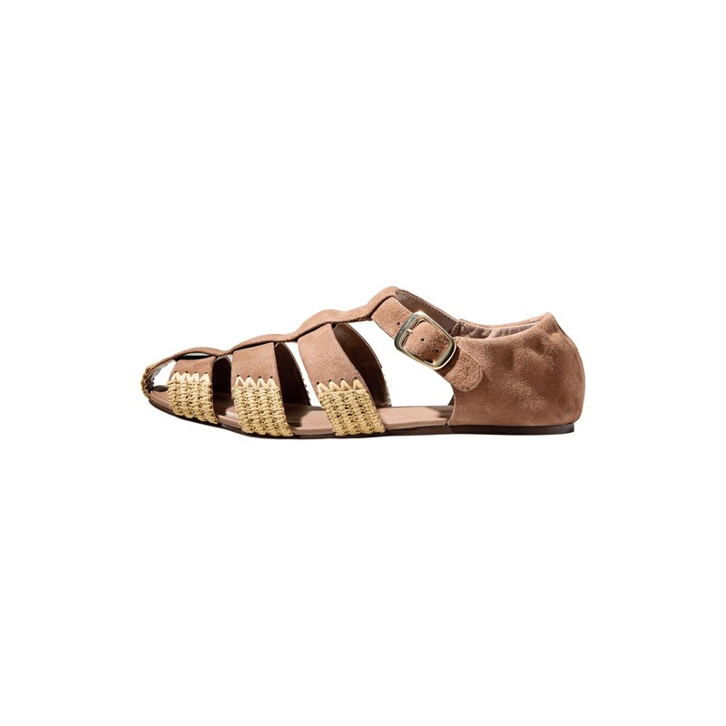 Next Sandály N. Premium velbloudí / písková