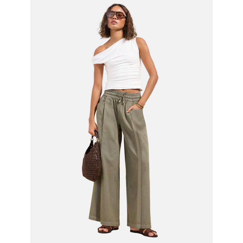 Friends Like These Kalhoty se sklady v pase khaki 115419797