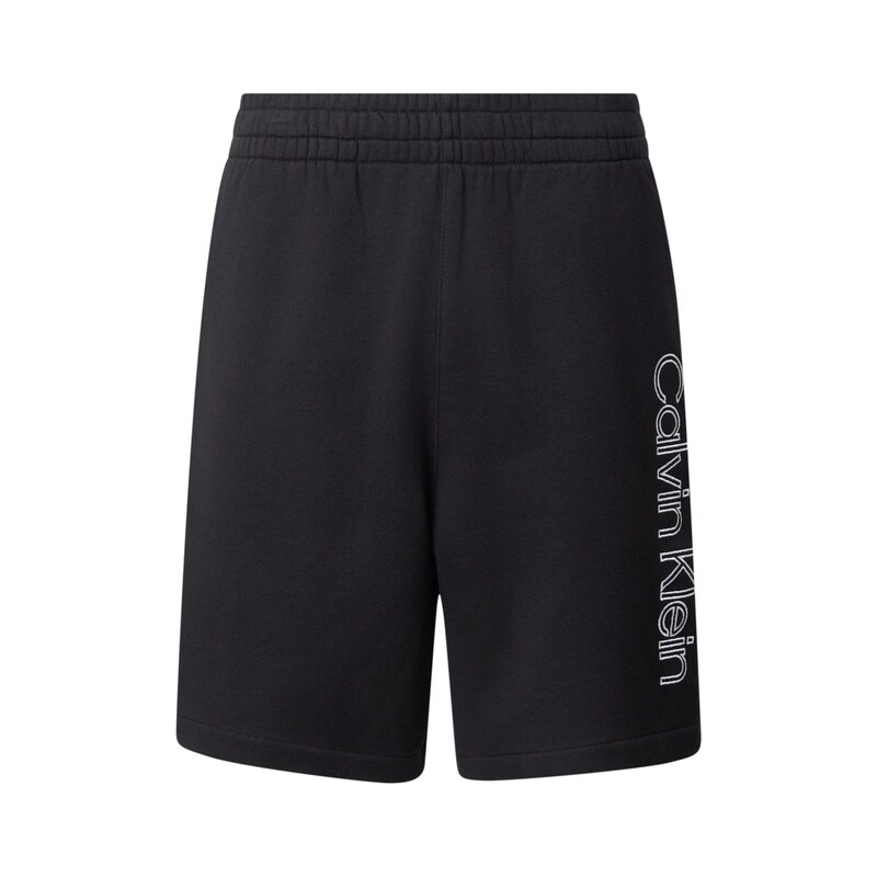 Calvin Klein Kalhoty černá / bílá