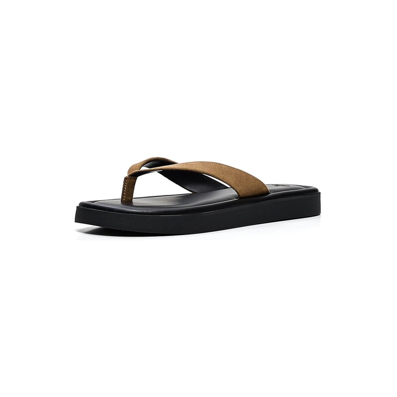 Bershka Žabky tmavě béžová 115419918