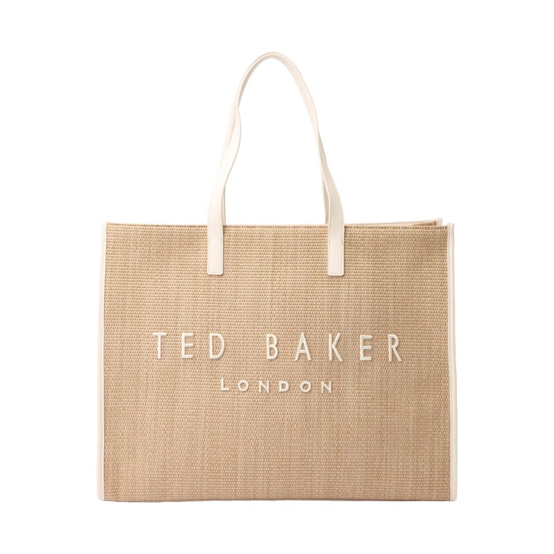 Ted Baker Nákupní taška Pallmer béžová / bílá 115420079