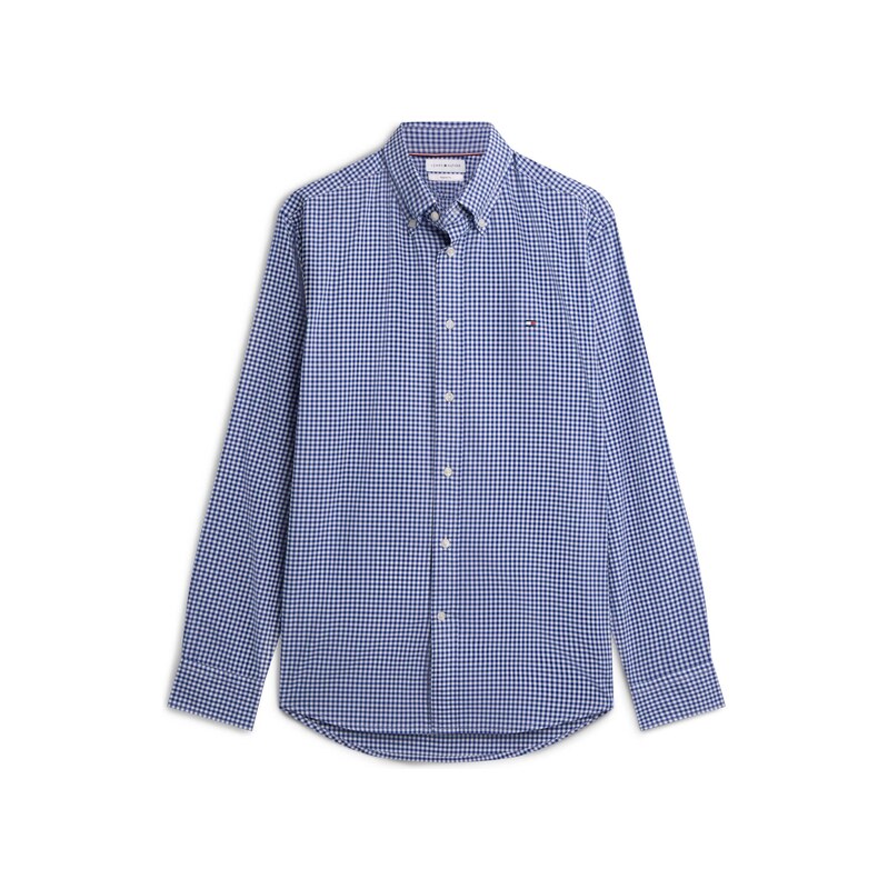 TOMMY HILFIGER Košile Regular Fit Flex Gingham modrá