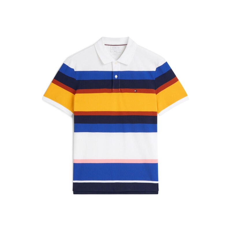 TOMMY HILFIGER Tričko Regular Fit Stripe modrá / noční modrá /