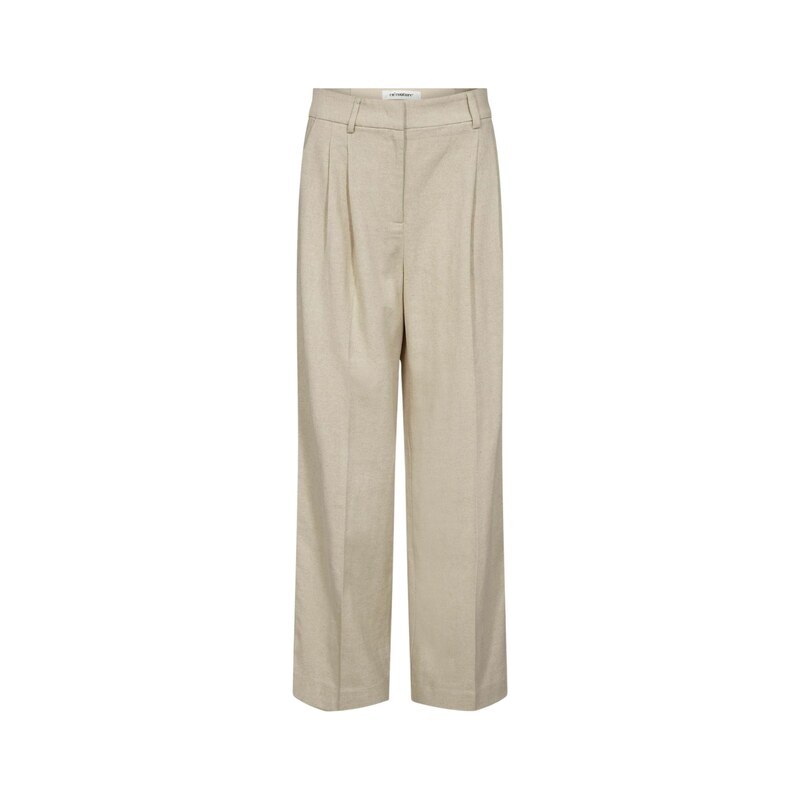 cocouture Kalhoty  LeenaCC Linen  béžová