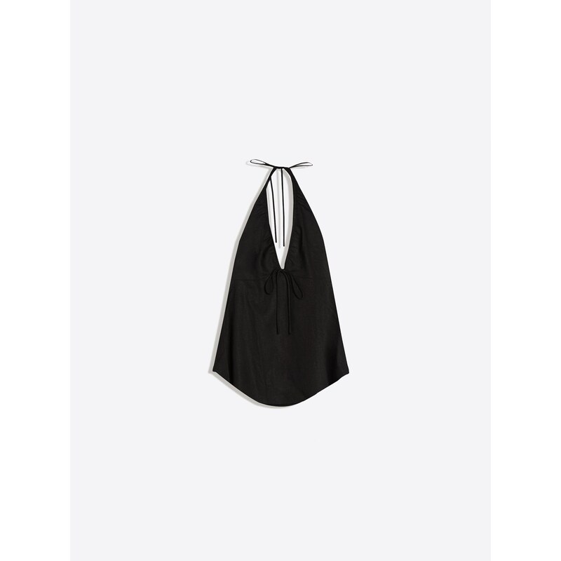 Bershka Top černá 115420262