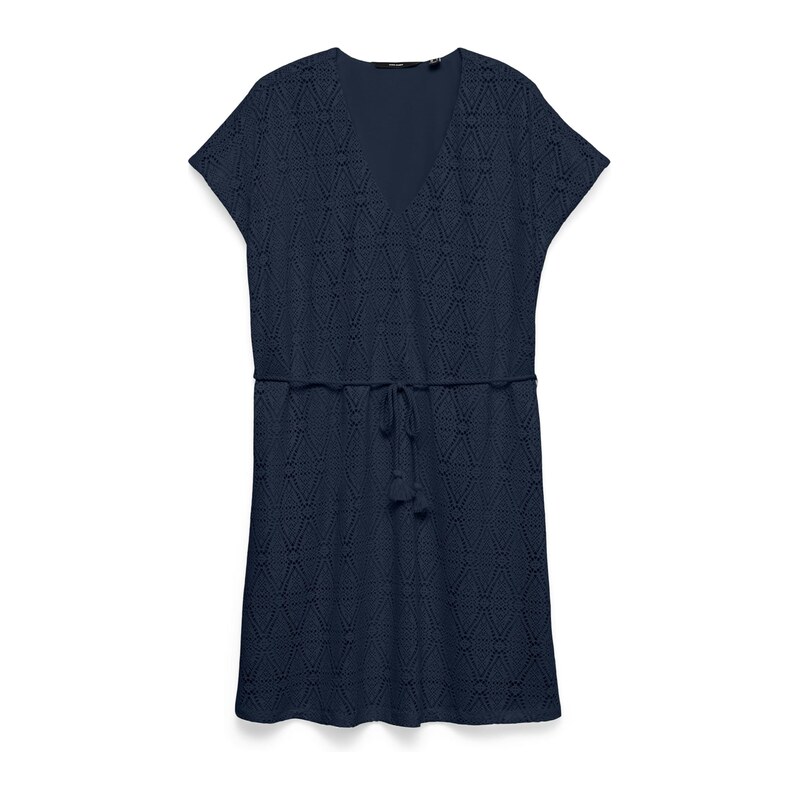 VERO MODA Šaty VMMAYA námořnická modř