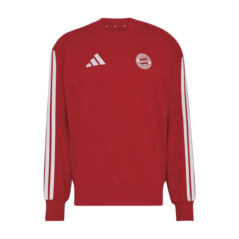 ADIDAS PERFORMANCE Sportovní mikina FCB DNA červená / bílá